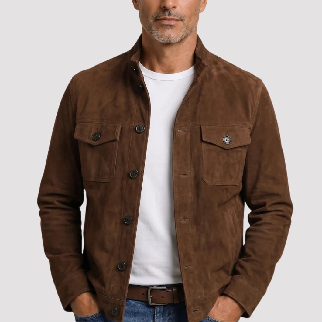 riccardo | Giacca in Scamosciato