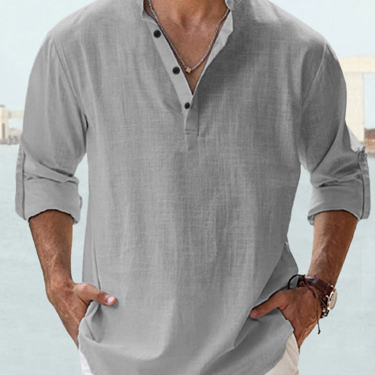 Edoardo | Camicia traspirante in lino