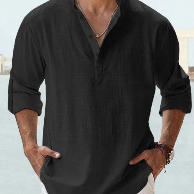 Edoardo | Camicia traspirante in lino