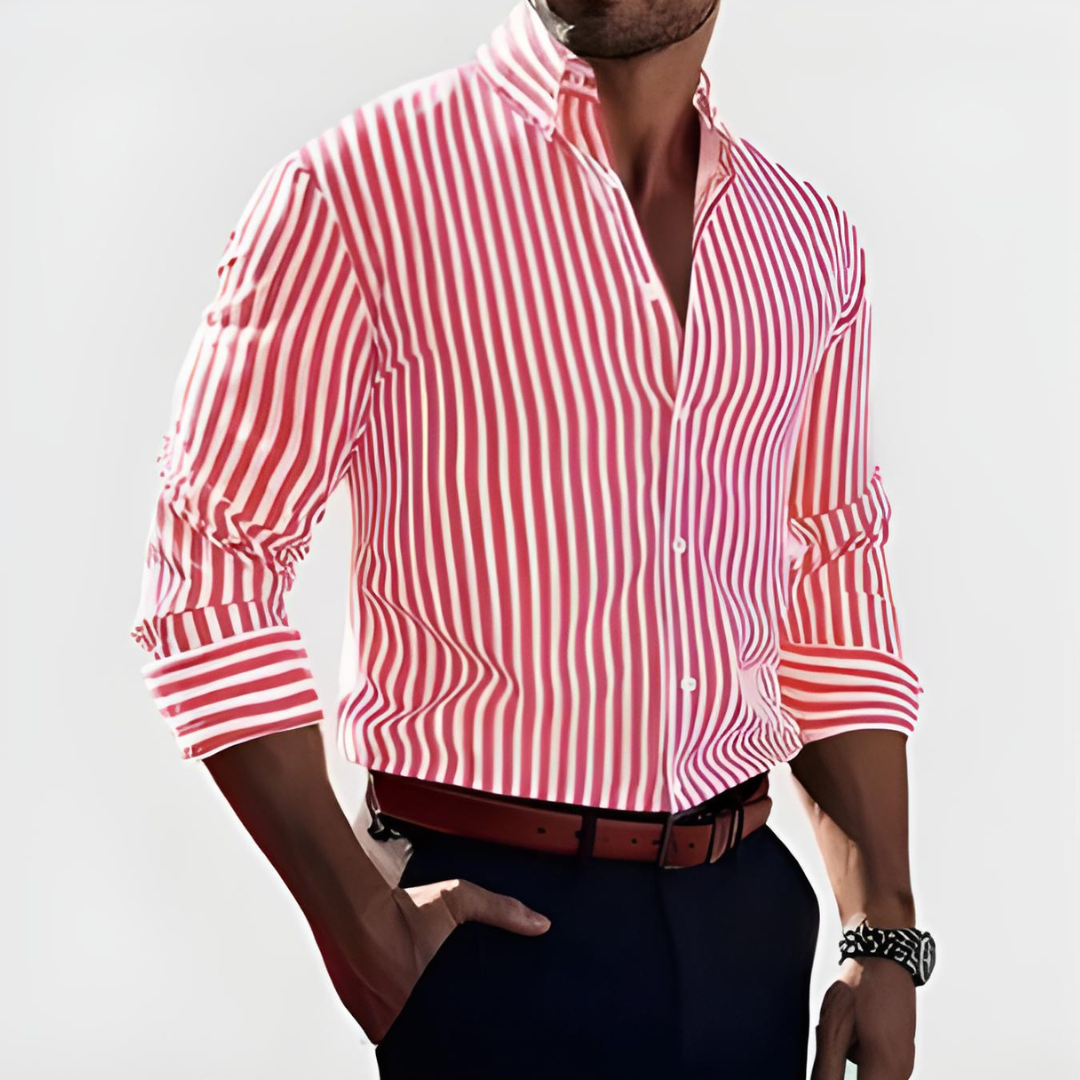 Alessandro elegante a righe