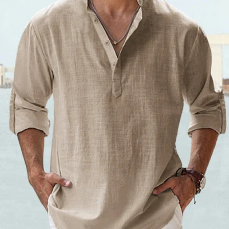 Edoardo | Camicia traspirante in lino