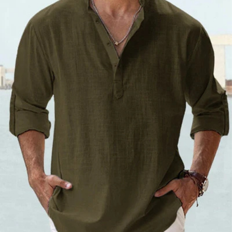 Edoardo | Camicia traspirante in lino