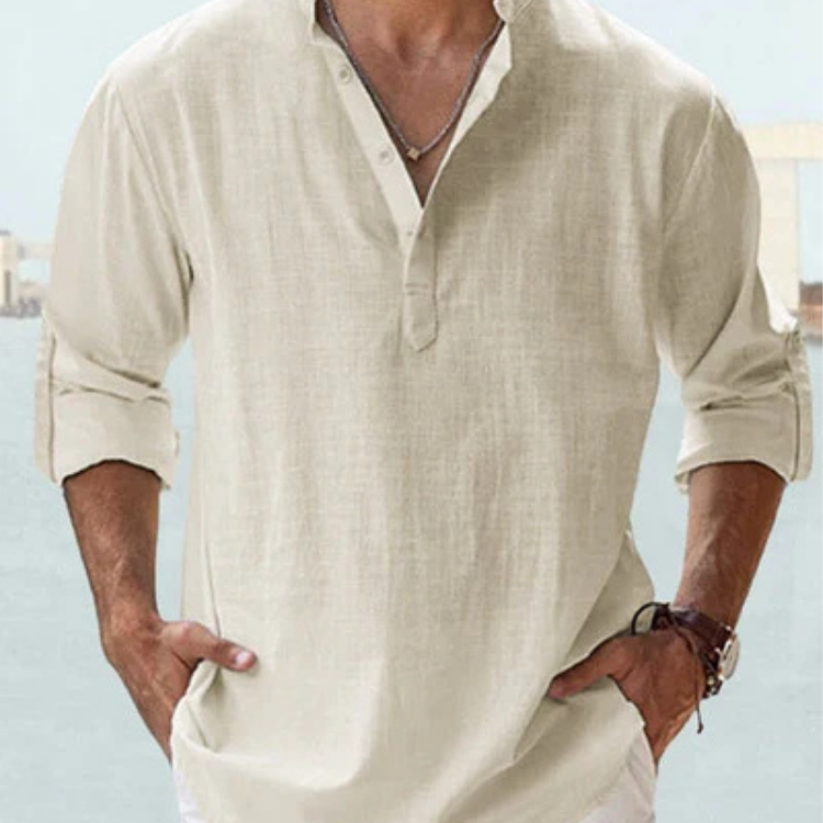 Edoardo | Camicia traspirante in lino