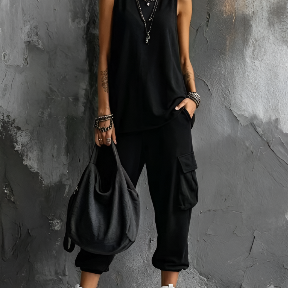 Alice | Completo Casual Morbido con Tasche
