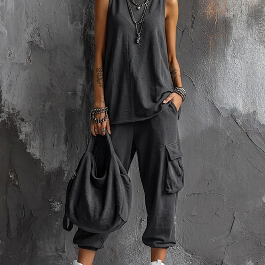 Alice | Completo Casual Morbido con Tasche