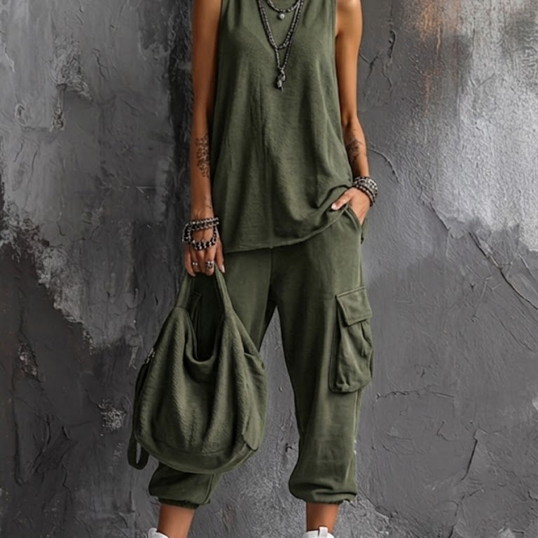 Alice | Completo Casual Morbido con Tasche